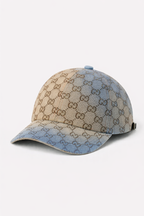 Casquette GG en toile Bleu
